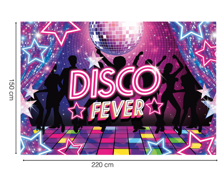 Tło fotograficzne Disco Fever, 1 szt