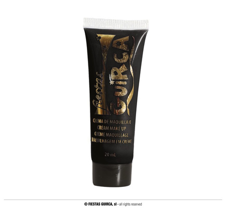 Farba krem do malowania twarzy, czarny, 20ml