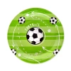 Talerzyki papierowy Football 7cali 6szt.