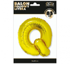 Balon foliowy "Litera Q", złota, 89 cm