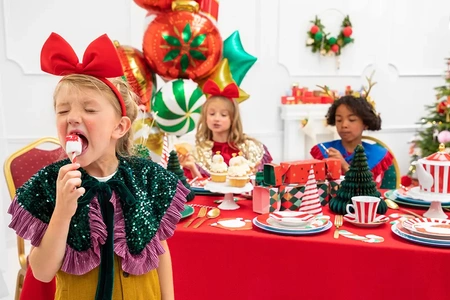 Opaska Kokarda, czerwony, 18x21xcm