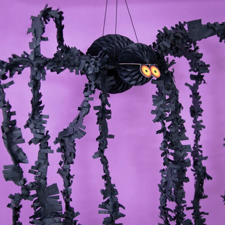 Dekoracja wisząca honeycomb Pająk