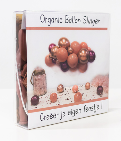 Organiczna girlanda balonowa DIY- Rosewood