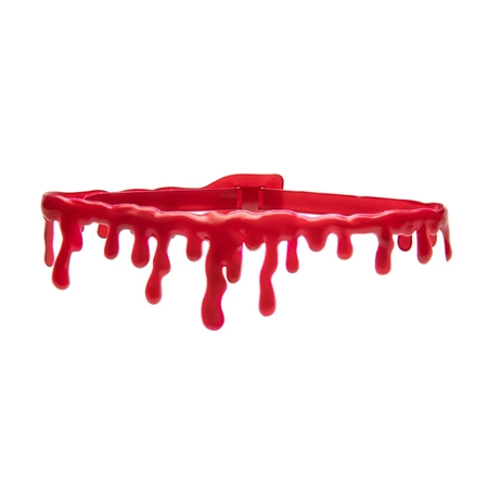 Naszyjnik imitacja krwi Halloween 44,5cm