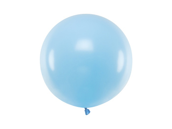 Balon okrągły 60 cm, Pastel Baby Blue