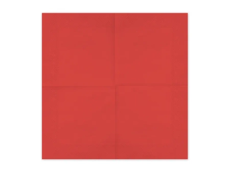 Serwetki papierowe, ciemny czerwony, 33x33cm