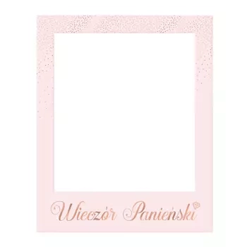 Ramka do zdjęć Wieczór Panieński rose gold DIY