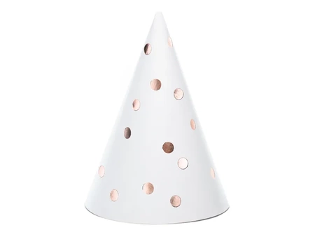 Czapeczki holograficzne, srebrny, 16cm