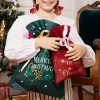 Worek na prezenty świąteczny zielony