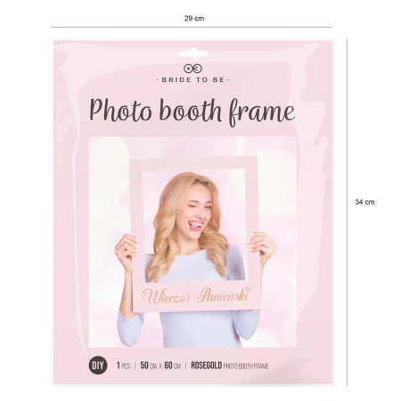 Ramka do zdjęć Wieczór Panieński rose gold DIY