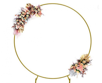 Stelaż okrągły, złoty, 220cm (19 elem.)