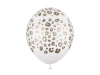 Balony 30 cm, Cętki, Pastel Pure White