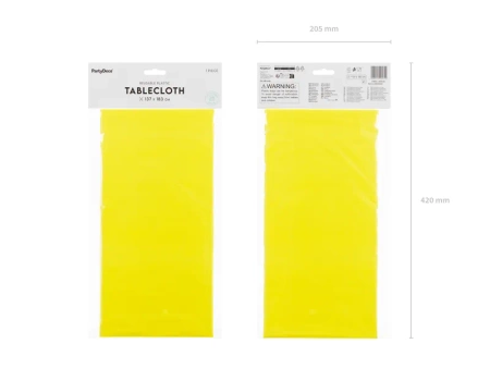 Obrus, 137x183 cm, żółty