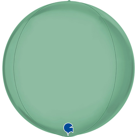Balon Grabo Globe 15'' Platinum Tiffany 4D , Pakowany 