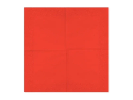 Serwetki papierowe, czerwony, 33x33cm