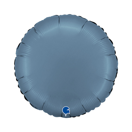 Balon Grabo 18'' Okrągły Satin Blue Jeans