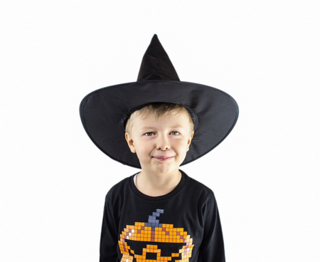 Kapelusz "Wiedźma" flokowany, rozmiar S