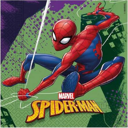 SERWETKI SPIDERMAN TEAM UP 20 SZT.