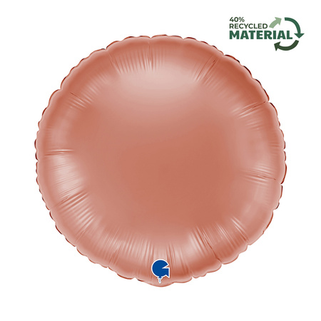 Balon foliowy Grabo, Okrągły Rose Gold 18"
