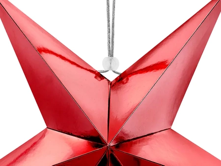 Gwiazda papierowa, 30cm, czerwony