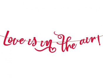 Girlanda papierowa Love is in the air, 200 cm
