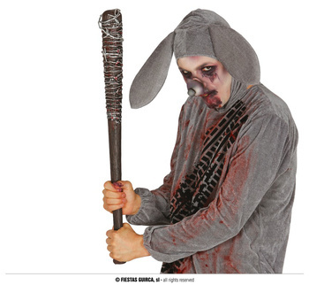 Kij Baseballowy z drutem kolczastym, broń atrapa 73 cm