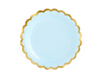 Talerzyki, j. niebieski, 18cm