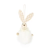 Dekoracje wielkanocne Zawieszki futrzane zajączki 1 szt.