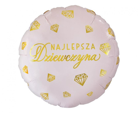 Balon foliowy Najlepsza Dziewczyna, 18"
