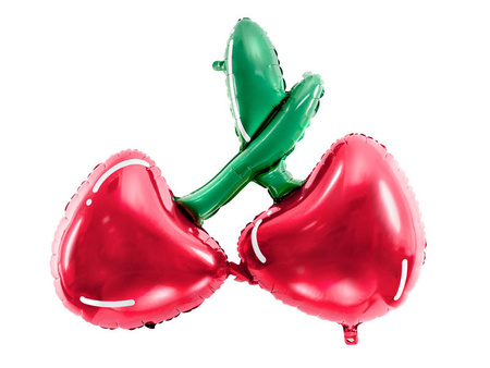 Balon foliowy Wiśnie, 88x73cm, mix