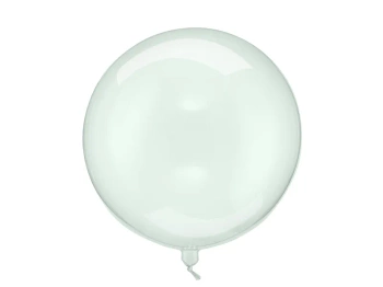 Balon Kula, 40cm, transparentny zielony