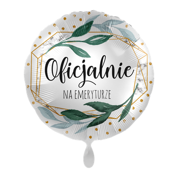 Balon foliowy 18" Retirement Marble - Oficjalnie na emeryturze