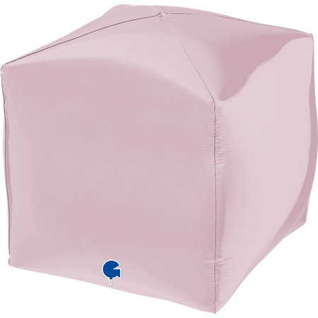 Balon Grabo 15" Square Pastel Pink 4D