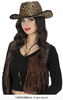  Kapelusz kowbojski, panterka, 1szt