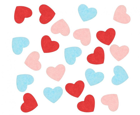Konfetti bibułkowe Love is in the air, eco-friendly, mix, 20 g.