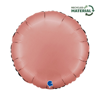 Balon foliowy Grabo, Okrągły Satin Rose Gold 18"