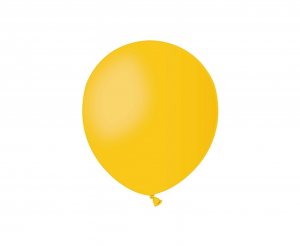 Balony A50 pastel 5" - żółte 02/ 100 szt.