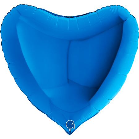 Balon Grabo 36'' Serce Niebieskie