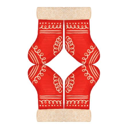 Serwetki Świąteczna Skarpetka 10szt.