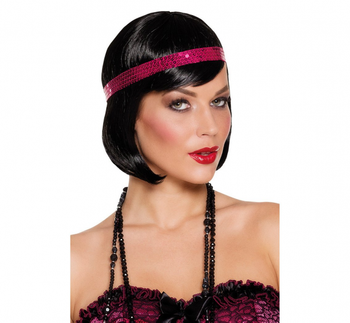 Peruka Charleston z opaską