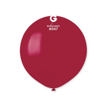 Balony G150 pastel 19" - bordowy 47/ 1 szt