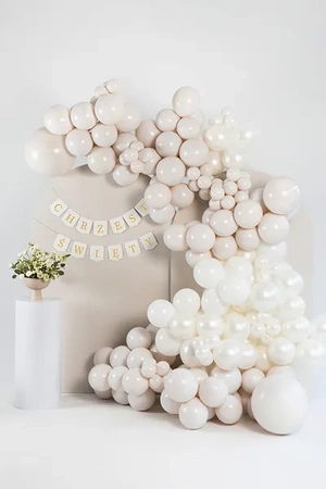 Baner ''Chrzest Święty'', 2 m, biały