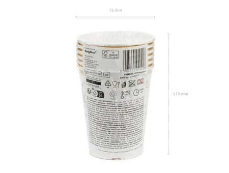 Kubeczki Kwiaty, mix, 220 ml