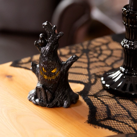 Lampion LED w kształcie pnia drzewa Halloween