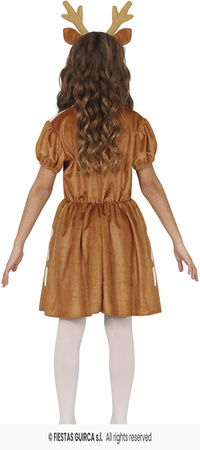 Strój Renifer / Jelonek dla dziewczynki 5-6 lat, rozm. 115-123 cm