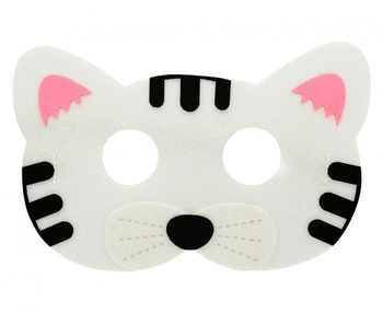 Maska filcowa Kotek, 18x12 cm