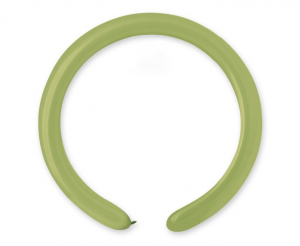 Balony D4 - Rurki włoskie zielone oliwkowe 98/ 100 szt.