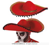 Kapelusz sombrero, duży czerwony