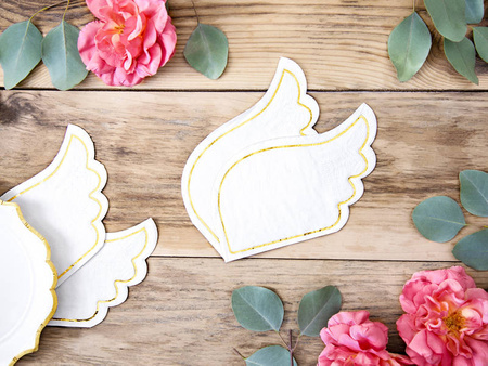 Serwetki - Skrzydła, 16x10cm