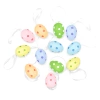 Dekoracje wielkanocne Jajka tuba kropki kolor mix 12 szt.